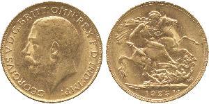 1 Sovereign United Kingdom of Great Britain and Ireland (1801-1922) Gold George V of the United Kingdom (1865-1936)