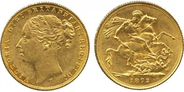 1 Sovereign United Kingdom of Great Britain and Ireland (1801-1922) Gold Victoria (1819 - 1901)