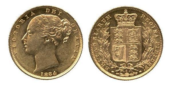 1 Sovereign United Kingdom of Great Britain and Ireland (1801-1922) Gold Victoria (1819 - 1901)