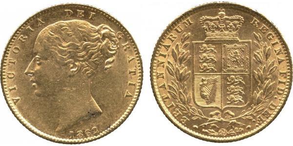 1 Sovereign United Kingdom of Great Britain and Ireland (1801-1922) Gold Victoria (1819 - 1901)