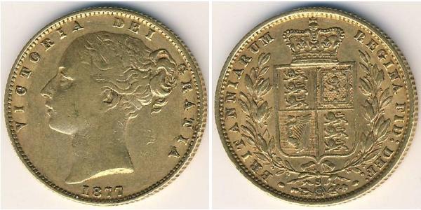 1 Sovereign United Kingdom of Great Britain and Ireland (1801-1922) Gold Victoria (1819 - 1901)