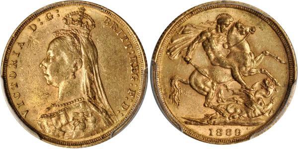 1 Sovereign United Kingdom of Great Britain and Ireland (1801-1922) Gold Victoria (1819 - 1901)