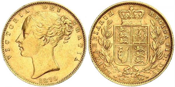 1 Sovereign United Kingdom of Great Britain and Ireland (1801-1922) Gold Victoria (1819 - 1901)