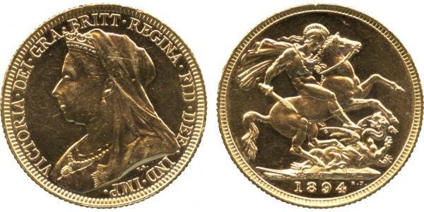 1 Sovereign United Kingdom of Great Britain and Ireland (1801-1922) Gold Victoria (1819 - 1901)