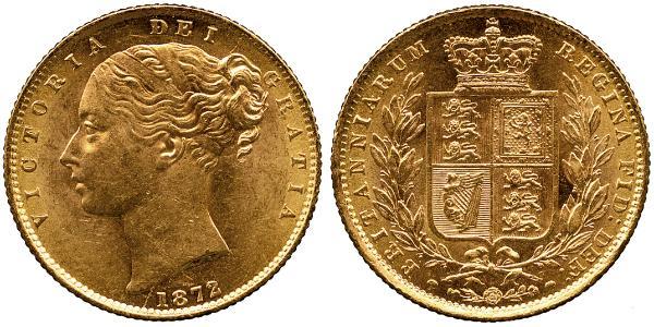 1 Sovereign United Kingdom of Great Britain and Ireland (1801-1922) Gold Victoria (1819 - 1901)
