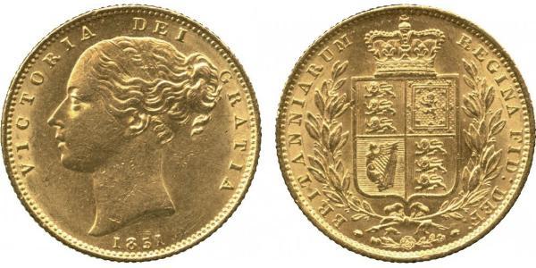1 Sovereign United Kingdom of Great Britain and Ireland (1801-1922) Gold Victoria (1819 - 1901)