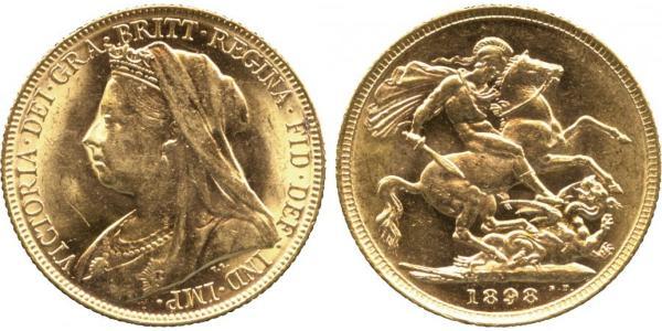 1 Sovereign United Kingdom of Great Britain and Ireland (1801-1922) Gold Victoria (1819 - 1901)