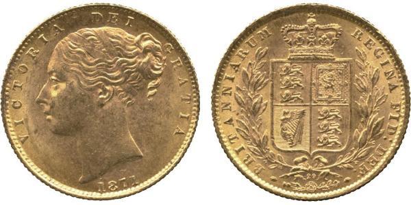 1 Sovereign United Kingdom of Great Britain and Ireland (1801-1922) Gold Victoria (1819 - 1901)