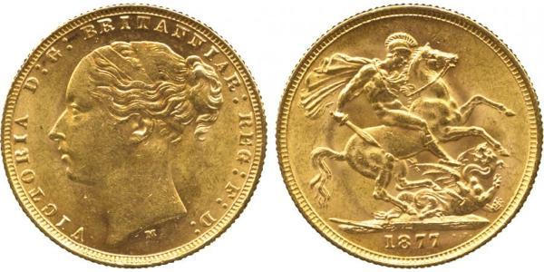 1 Sovereign United Kingdom of Great Britain and Ireland (1801-1922) Gold Victoria (1819 - 1901)