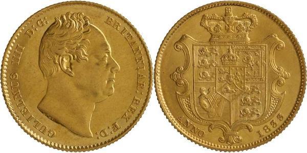 1 Sovereign United Kingdom of Great Britain and Ireland (1801-1922) Gold William IV (1765-1837)