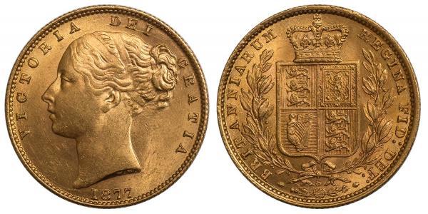 1 Sovereign United Kingdom of Great Britain and Ireland (1801-1922) Gold Victoria (1819 - 1901)