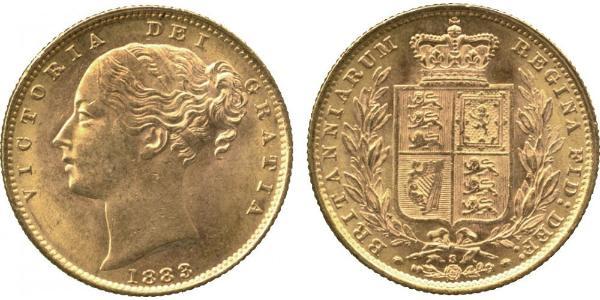 1 Sovereign United Kingdom of Great Britain and Ireland (1801-1922) Gold Victoria (1819 - 1901)