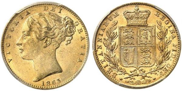 1 Sovereign United Kingdom of Great Britain and Ireland (1801-1922) Gold Victoria (1819 - 1901)