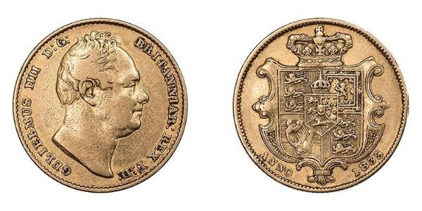 1 Sovereign United Kingdom of Great Britain and Ireland (1801-1922) Gold William IV (1765-1837)