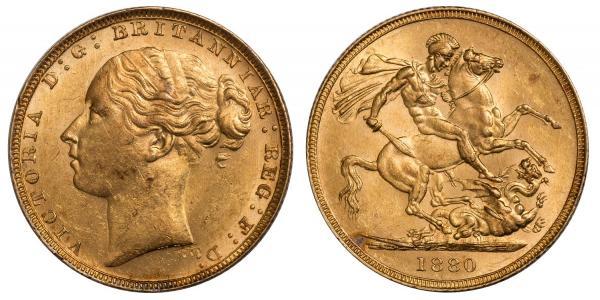 1 Sovereign United Kingdom of Great Britain and Ireland (1801-1922) Gold Victoria (1819 - 1901)