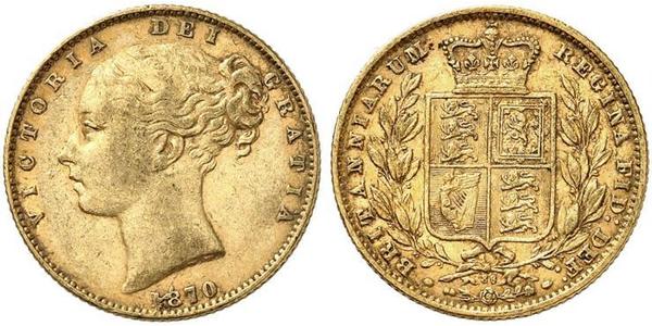 1 Sovereign United Kingdom of Great Britain and Ireland (1801-1922) Gold Victoria (1819 - 1901)