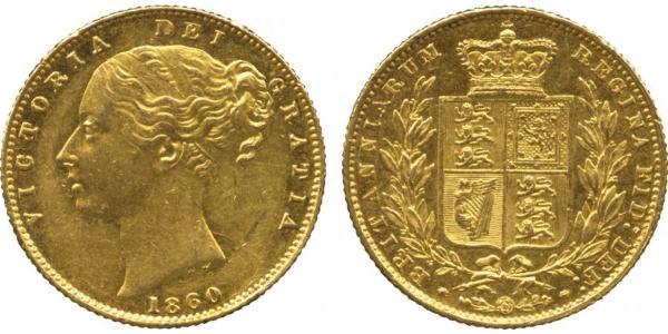 1 Sovereign United Kingdom of Great Britain and Ireland (1801-1922) Gold Victoria (1819 - 1901)