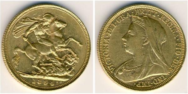 1 Sovereign United Kingdom of Great Britain and Ireland (1801-1922) Gold Victoria (1819 - 1901)