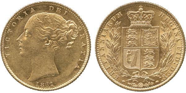 1 Sovereign United Kingdom of Great Britain and Ireland (1801-1922) Gold Victoria (1819 - 1901)