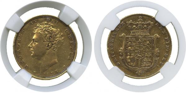 1 Sovereign United Kingdom of Great Britain and Ireland (1801-1922) Gold George IV (1762-1830)