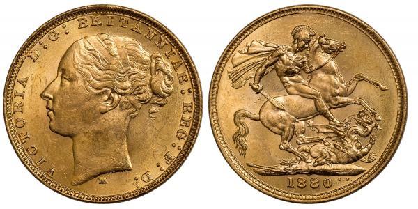 1 Sovereign United Kingdom of Great Britain and Ireland (1801-1922) Gold Victoria (1819 - 1901)