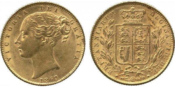 1 Sovereign United Kingdom of Great Britain and Ireland (1801-1922) Gold Victoria (1819 - 1901)
