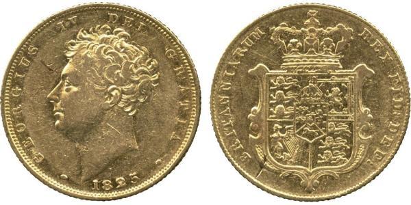 1 Sovereign United Kingdom of Great Britain and Ireland (1801-1922) Gold George IV (1762-1830)