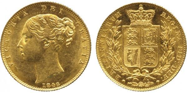 1 Sovereign United Kingdom of Great Britain and Ireland (1801-1922) Gold Victoria (1819 - 1901)