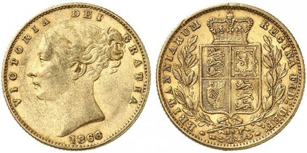 1 Sovereign United Kingdom of Great Britain and Ireland (1801-1922) Gold Victoria (1819 - 1901)