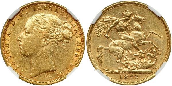 1 Sovereign United Kingdom of Great Britain and Ireland (1801-1922) Gold Victoria (1819 - 1901)