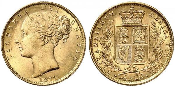 1 Sovereign United Kingdom of Great Britain and Ireland (1801-1922) Gold Victoria (1819 - 1901)