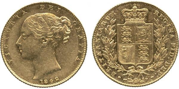 1 Sovereign United Kingdom of Great Britain and Ireland (1801-1922) Gold Victoria (1819 - 1901)