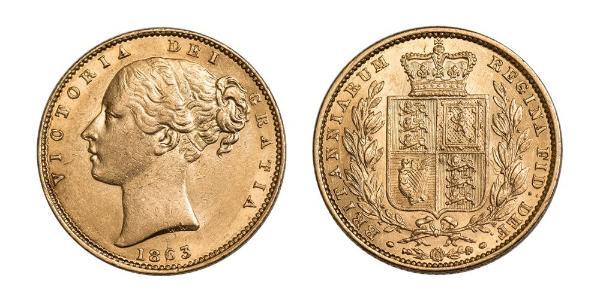 1 Sovereign United Kingdom of Great Britain and Ireland (1801-1922) Gold Victoria (1819 - 1901)
