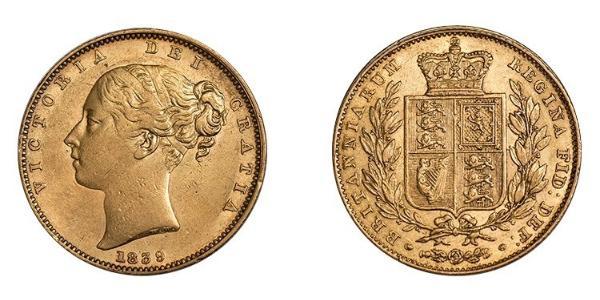 1 Sovereign United Kingdom of Great Britain and Ireland (1801-1922) Gold Victoria (1819 - 1901)