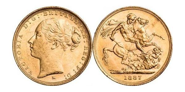 1 Sovereign United Kingdom of Great Britain and Ireland (1801-1922) Gold Victoria (1819 - 1901)