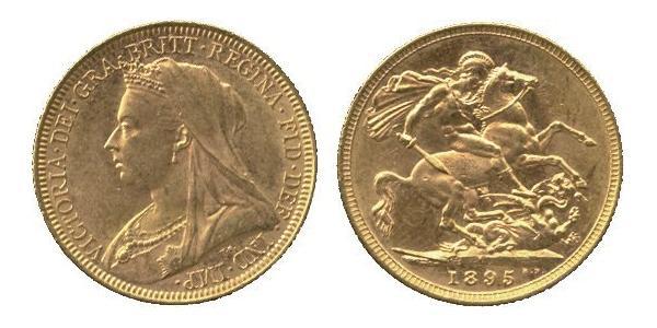 1 Sovereign United Kingdom of Great Britain and Ireland (1801-1922) Gold Victoria (1819 - 1901)