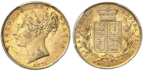 1 Sovereign United Kingdom of Great Britain and Ireland (1801-1922) Gold Victoria (1819 - 1901)