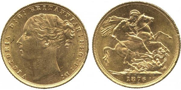 1 Sovereign United Kingdom of Great Britain and Ireland (1801-1922) Gold Victoria (1819 - 1901)