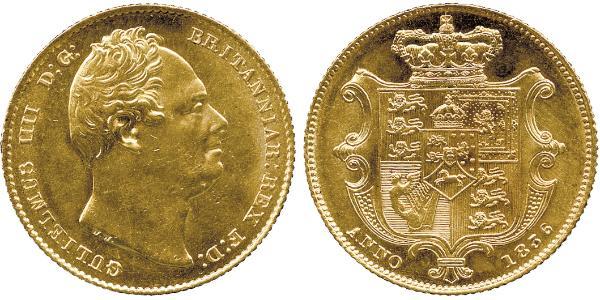1 Sovereign United Kingdom of Great Britain and Ireland (1801-1922) Gold William IV (1765-1837)