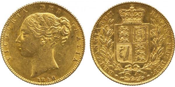 1 Sovereign United Kingdom of Great Britain and Ireland (1801-1922) Gold Victoria (1819 - 1901)