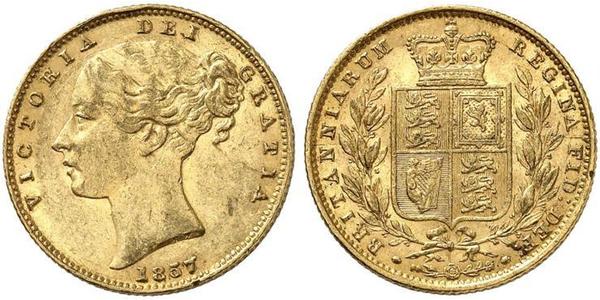 1 Sovereign United Kingdom of Great Britain and Ireland (1801-1922) Gold Victoria (1819 - 1901)