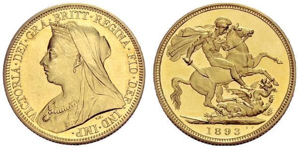 1 Sovereign United Kingdom of Great Britain and Ireland (1801-1922) Gold Victoria (1819 - 1901)