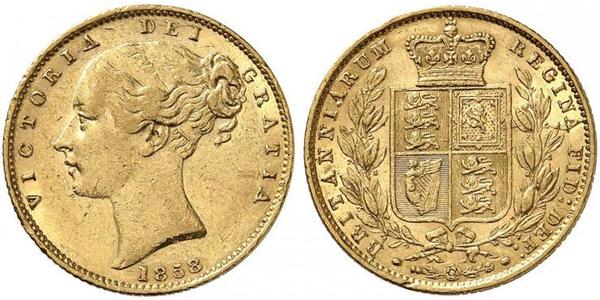 1 Sovereign United Kingdom of Great Britain and Ireland (1801-1922) Gold Victoria (1819 - 1901)