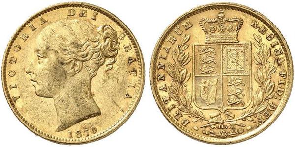 1 Sovereign United Kingdom of Great Britain and Ireland (1801-1922) Gold Victoria (1819 - 1901)