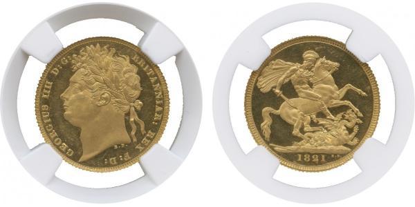 1 Sovereign United Kingdom of Great Britain and Ireland (1801-1922) Gold George IV (1762-1830)