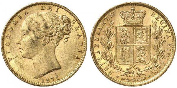 1 Sovereign United Kingdom of Great Britain and Ireland (1801-1922) Gold Victoria (1819 - 1901)