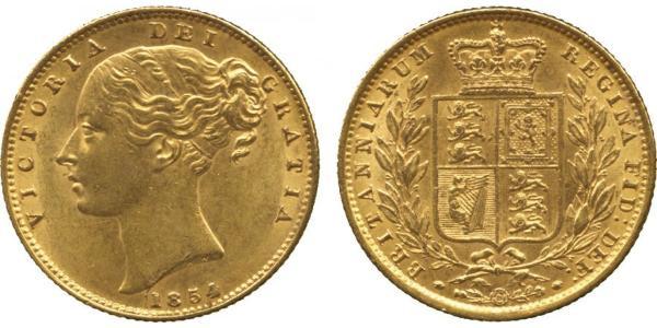 1 Sovereign United Kingdom of Great Britain and Ireland (1801-1922) Gold Victoria (1819 - 1901)