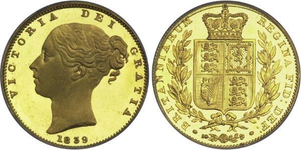 1 Sovereign United Kingdom of Great Britain and Ireland (1801-1922) Gold Victoria (1819 - 1901)