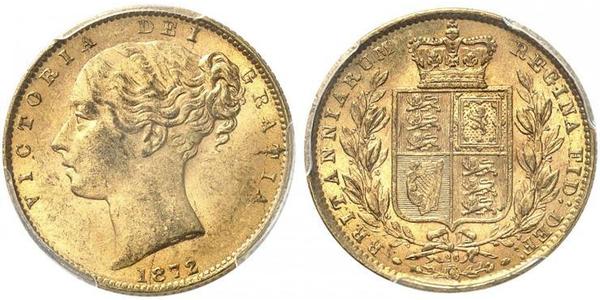 1 Sovereign United Kingdom of Great Britain and Ireland (1801-1922) Gold Victoria (1819 - 1901)