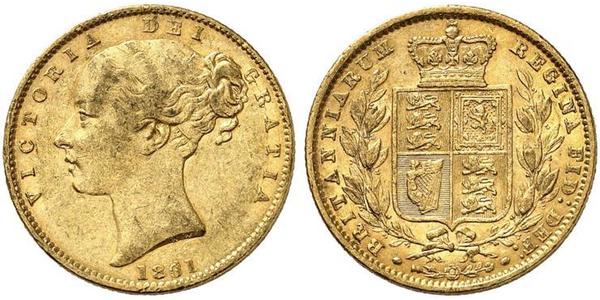 1 Sovereign United Kingdom of Great Britain and Ireland (1801-1922) Gold Victoria (1819 - 1901)